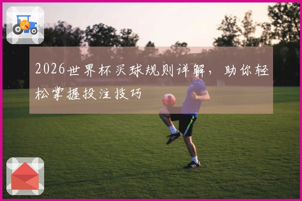 2026世界杯买球规则详解，助你轻松掌握投注技巧